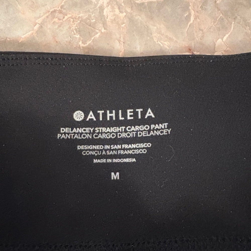 Athleta Black Cargo Pants